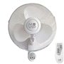 Ventilador de parede Muvip - 45W - 3 velocidades - Controle remoto - Branco