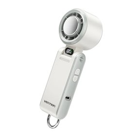 Ventilador portátil Vention PBC - Velocidade máxima de 13000 RPM - Níveis de velocidade ajustáveis de 1 a 100 - Função de resfri