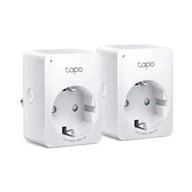 Conjunto de 2 Tomadas Inteligentes TP-Link Tapo P110 - Wi-Fi - Desligamento Automático - Monitoramento de Energia e Consumo - Mo