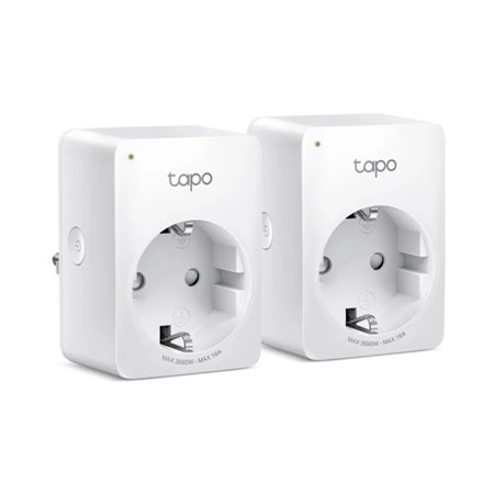 Conjunto de 2 Tomadas Inteligentes TP-Link Tapo P110 - Wi-Fi - Desligamento Automático - Monitoramento de Energia e Consumo - Mo