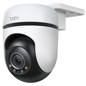 Câmera de segurança inteligente TP-Link Tapo TC41 2K WiFi - Ideal para uso externo - Visão panorâmica de 360° - Visão noturna co