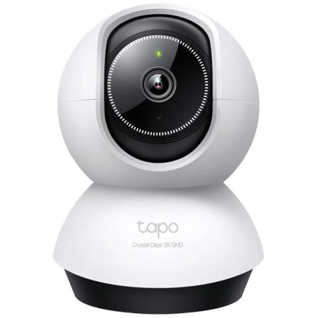 Câmera de segurança TP-Link TC72 WiFi 2K QHD 4MP 360° - Visão noturna - Detecção e notificações inteligentes por IA - Alarme lum