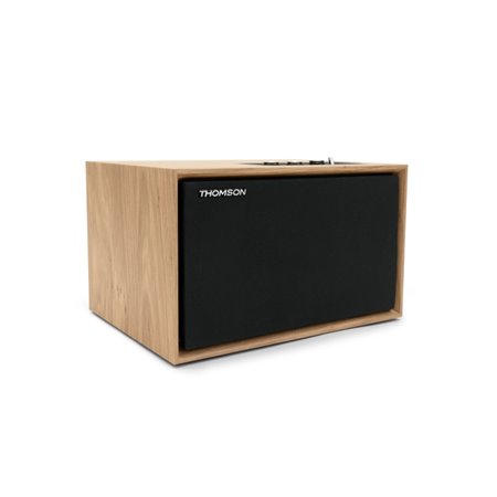 Sistema estéreo Thomson WS302 2.1 - Bluetooth - Potência musical de 50 W - Cor madeira