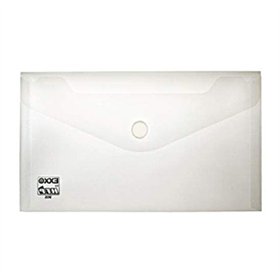 Bolsa 125x225mm DL Envelope Fecho Velcro Transparente 10un