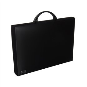 Pasta Porta Desenhos PVC A4 c/Pega Preto