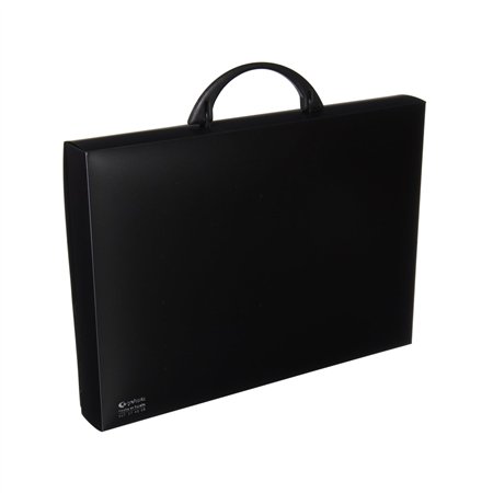 Pasta Porta Desenhos PVC A4 c/Pega Preto