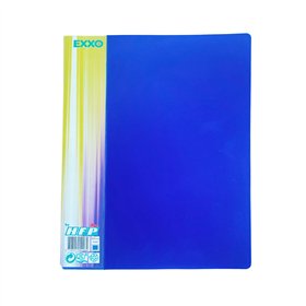 Pasta c/40 Bolsas 80 Páginas Catálogo Deluxe A4 Azul