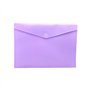 Bolsa 355x240mm A4 Envelope Fecho Velcro Plástico Violeta
