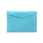 Bolsa 355x240mm A4 Envelope Fecho Velcro Plástico Turquesa