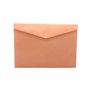 Bolsa 355x240mm A4 Envelope Fecho Velcro Salmão Mate Pastel