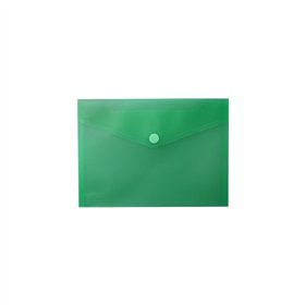 Bolsa 250x180mm A5 Envelope Fecho Velcro Plástico Verde Mate