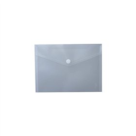 Bolsa 250x180mm A5 Envelope Fecho Velcro Plástico Transp.