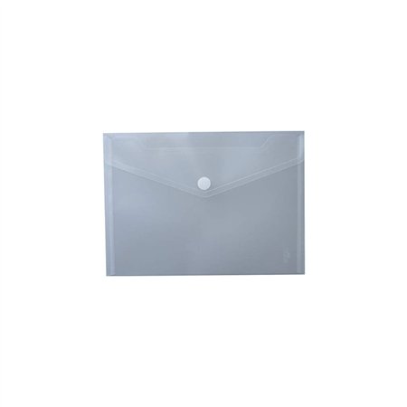 Bolsa 250x180mm A5 Envelope Fecho Velcro Plástico Transp.