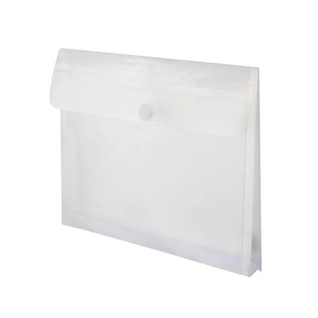 Bolsa 235x335mm A4 Envelope Fecho Velcro Plástico c/Fole