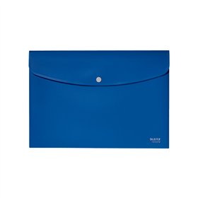 Bolsa 235x313mm A4 Envelope Fecho Botão Recycle Azul