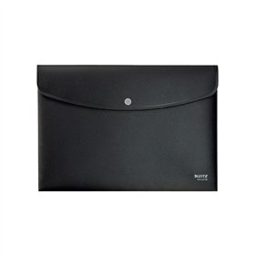 Bolsa 235x313mm A4 Envelope Fecho Botão Recycle Preto