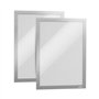 Moldura Adesiva A4 Duraframe 4872-23 Prata 2un