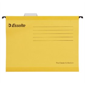 Capa Suspender 345x240mm Din A4  Amarelo 25un