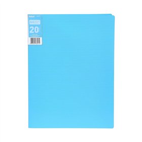 Pasta c/20 Bolsas 40 Páginas Catálogo Eagle A4 Azul