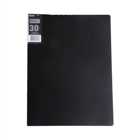 Pasta c/30 Bolsas 60 Páginas Catálogo Eagle A4 Preto