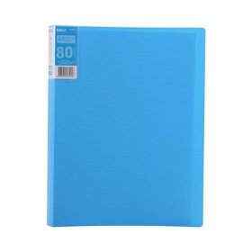 Pasta c/80 Bolsas 160 Páginas Catálogo Eagle A4 Azul