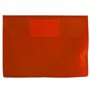 Bolsa 165x225mm A5 Envelope PVC Visor Vermelho 10un