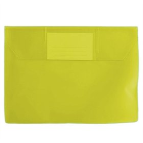 Bolsa 165x225mm A5 Envelope PVC Visor Amarelo 10un
