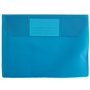 Bolsa 165x225mm A5 Envelope PVC Visor Transparente Azul 10un