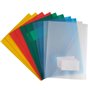 Classificador A4 Bolsa Interior Visor Etiqueta Sortido 10un