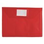 Bolsa 300x310mm A4 Envelope PVC Visor Transp Vermelho