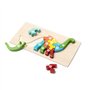 Puzzle Animais com Números Dinossauro Ambarscience
