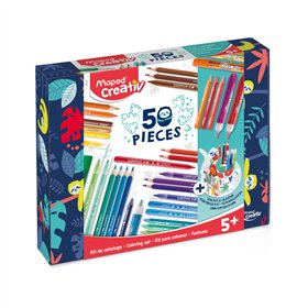 Kit Colorir 50 Peças