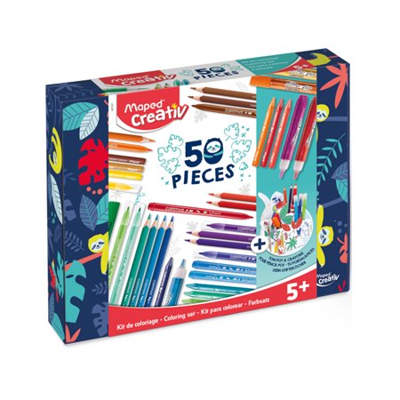 Kit Colorir 50 Peças