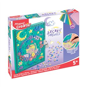 Diário com Cadeado - Mosaicos Secretos
