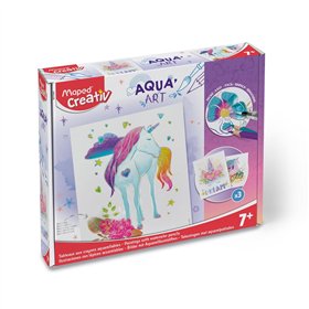 Caixa Pintura Aqua Art Unicórnios