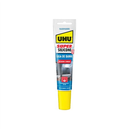 Super Silicone Casa de Banho Transparente UHU 150ml