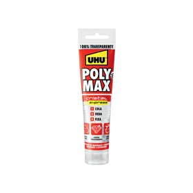 Cola e Veda Poly Max Cristal Express Tubo UHU 115g