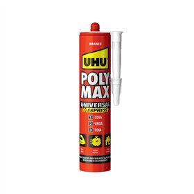 Cola e Veda Poly Max Universal Express Branco UHU 425g