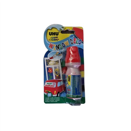 Tinta Young Creativ para Vidro em Vermelho 25ml