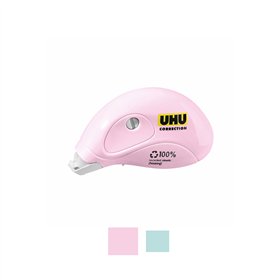 Corretor Fita 5mmx6m Mini Roller UHU Sortido Pastel 1un
