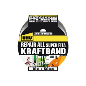 Fita Adesiva Tecido 50mmx10m UHU Repair All Super Cinza