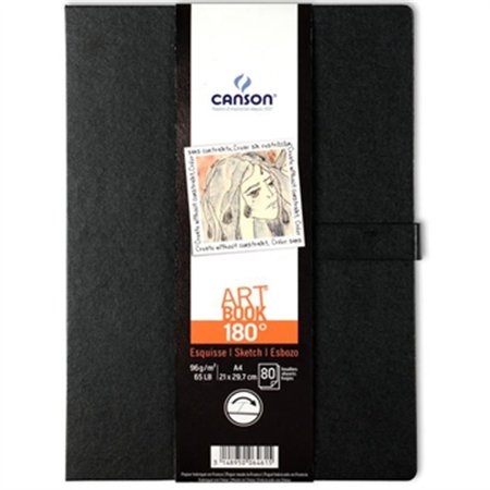 Caderno Canson Artbook 180º A4 96g 80Fls