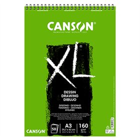 Bloco Espiralado Canson XL Dessin A3 160g 50Fls