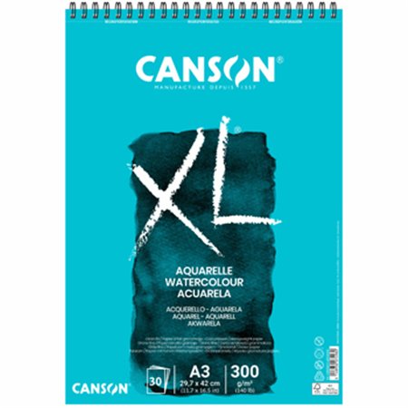 Bloco Espiralado Canson XL Aquarelle A3 300g 30Fls