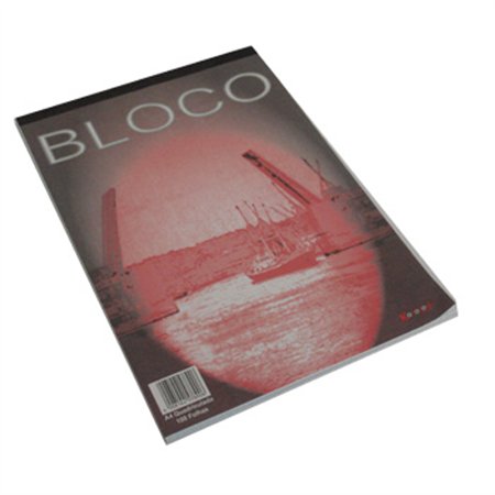 Bloco Notas A4 Quadriculado Pack 5un