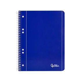 Caderno Espiral A5 Liso 80g Microperfurado Azul 80Fls