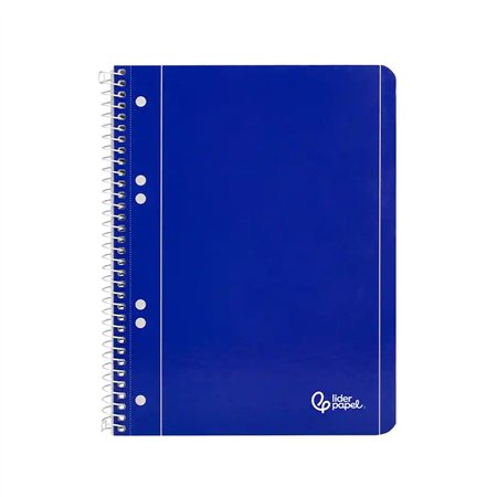 Caderno Espiral A5 Liso 80g Microperfurado Azul 80Fls
