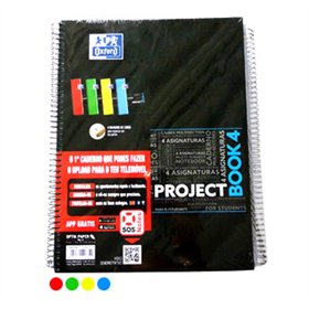 Caderno Espiral A4 Pautado Oxford Sortido 90g 120Fls