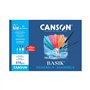 Papel Aguarela A3 370gr Canson Basik Minipack 6Fls