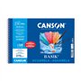 Bloco Aguarela A4+ 370gr Espiralado Canson Basik 10Fls